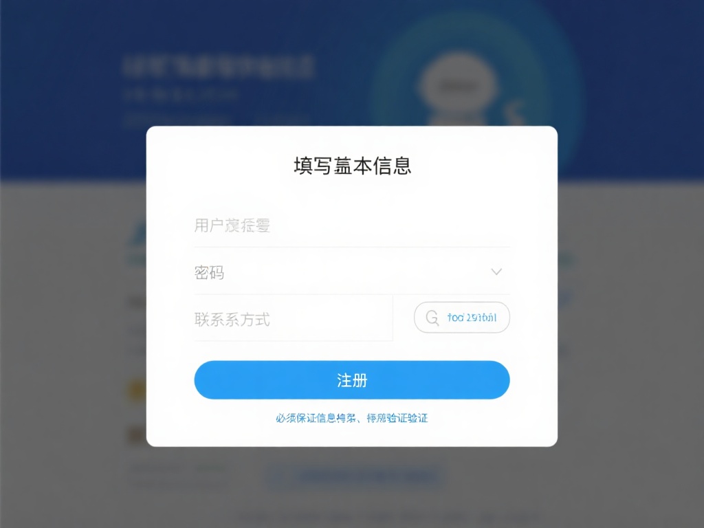 填写基本信息：点击注册按钮后，你需要输入一些基本信