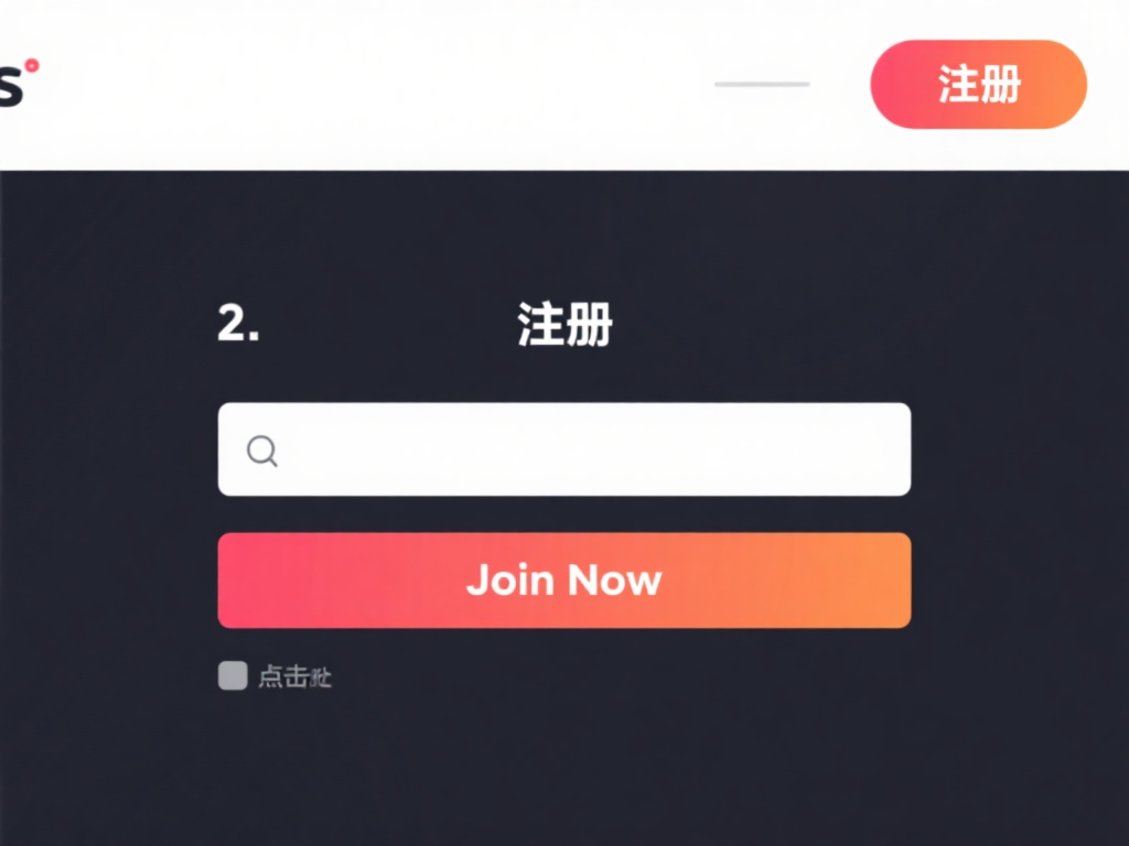 2.&nbsp;点击注册按钮
在首页右上角，你会看到一个明